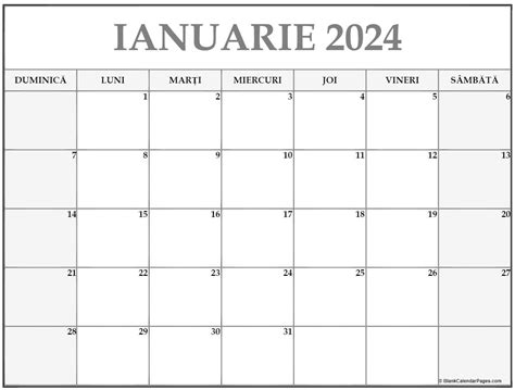 calendar luna ianuarie 2024